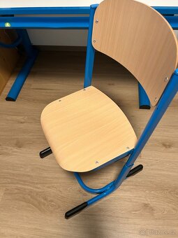 Dětský polohovací rostoucí stůl i židle - 6