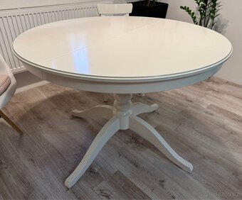 Bílý rozkládací stůl zn. IKEA - 6