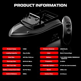 Zakrmovací loď, zavážeci loďka Flytec - 6