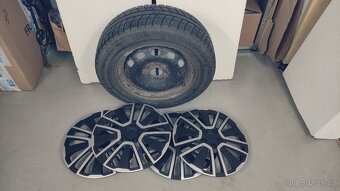 Zimní kola sada 195/65/R15 + kryty - 6