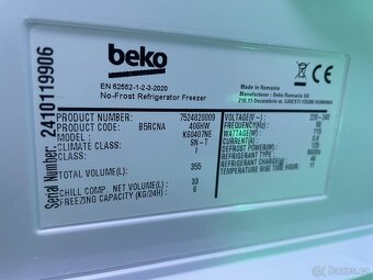 Nepoužitá lednice Beko B5RCNA406HW - 6