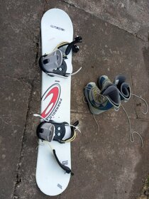 Snowboard 138 komplet s vázáním + boty - 6