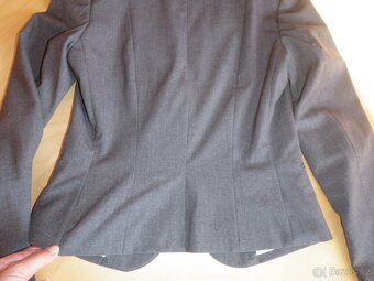 dámské šedé sako zn. H&M - vel. 36 - nové - 6