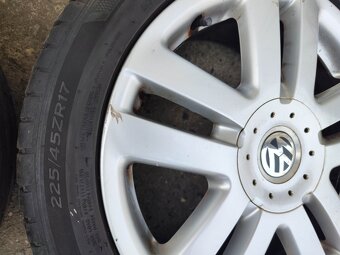 17"letní alu sada Estoril 5x112 origo Sharan Golf 6 5 Caddy - 6