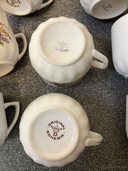 Mix porcelánu/různé období užitkový/kávové/čajové soupravy - 6