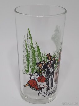 Provence - Sklenice od francouzské retro hořčice - 6