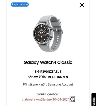 SAMSUNG Galaxy Watch 4 Classic (46 mm) stříbrná - 6