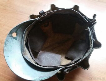 Helma (přilba) želva hornická laminátová 3x,hornická lodička - 6