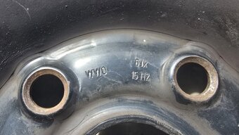 Plechové originální disky 5x112 R15 ET47 na Audi, VW, Škoda, - 6