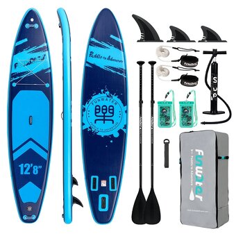 Paddleboard 🌊 Adventure Blue 💙, Big Board 385x85x15, 230kg - 6