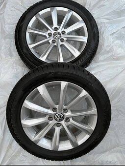 Alu Vw Passat B8 5/112 r17 + 215/55 r17 zimní - 6
