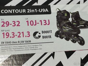 Dětské brusle ZEALOT 2v1 (kolečkové + lední), vel. 29–32 - 6
