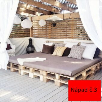 Dřevěné palety 400cm x 100cm - 6