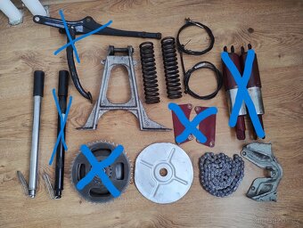 Prodám díly na Jawa 250/353 kývačka a jawa 250/559 panelka - 6