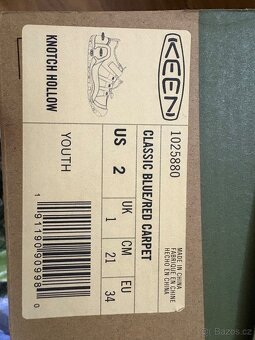 Prodám dětské boty Keen, velikost 34 - 6