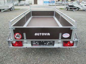 Nebrzděný přívěs VA 750kg 2,52x1,27/0,30 zes.nápr. - 6