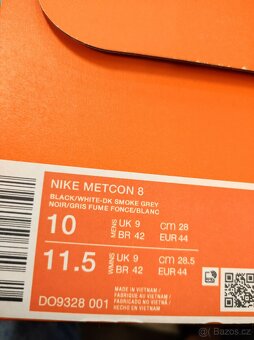 NIKE METCON 8 - pánská velikost 10 - EU 44.0 - 6