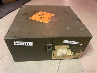 vojenská bedna 3ks ČSLA AČR šrapnely signálky - 6