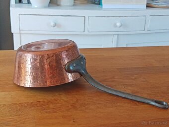 PROFESIONÁLNÍ MĚDĚNÝ HRNEC BAUMALU ALSASKO FRANCIE 70.LÉTA - 6