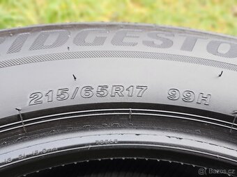 2x Zimní pneu Bridgestone Blizzak LM-001 - 215/65 R17 - 90% - 6