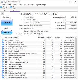 HDD SATA 3,5" - 80, 160, 250, 320, 500 GB - 6