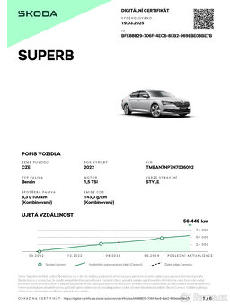 Škoda Superb 1.5 TSI MAN StyleTop+ NEZTOP TZ ZÁRUKA - 6