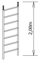 Pracovní věž / lešení Eurosolo-S4 (pojízdné) - NOVÉ - 6