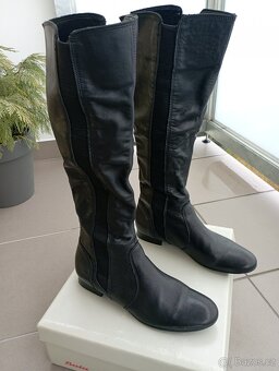 Dámské kožené kozačky - 6