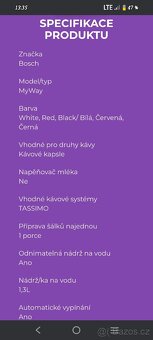 Kávovar Bosch Tassimo - 6