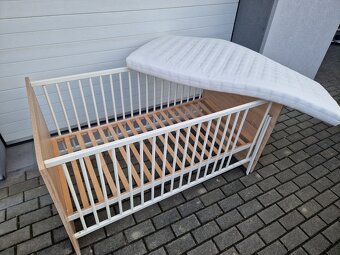 Dětská postýlka + kokosová madrace.  Postel - dětský pokoj - 6