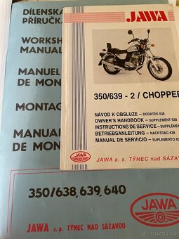 Jawa 350 Chopper oilmaster, TOP STAV, český TP - 6
