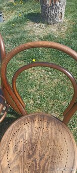 Thonet párové židle solidní stav doporučuji - 6