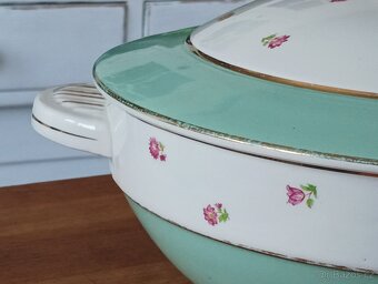 VELKÁ PORCELÁNOVÁ TERINA HÁZENKA FRANCIE - 6