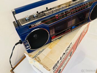 Radiomagnetofon/boombox Sharp WQ-261Z, rok 1985 - 6