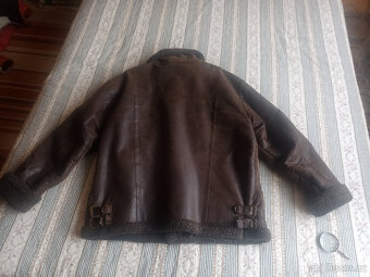 Pánská kožená bunda vyteplená - 6
