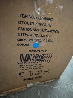 Dětské odrážedlo modré s LED - 6