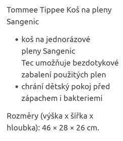 Koš na pleny Tommee Tippee Sangenic - 6