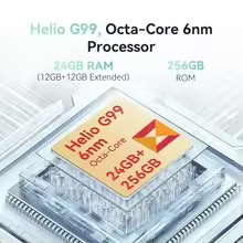 CUBOT Hafury Meet 12+12/256GB - prodloužená záruka nové - 6