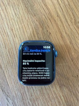 Apple Watch Series 7 GPS + Cellular Modré - 6
