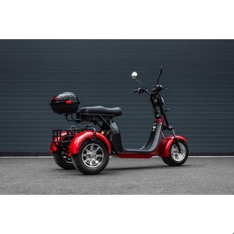 Elektrická tříkolka Leramotors C5, červená - 6