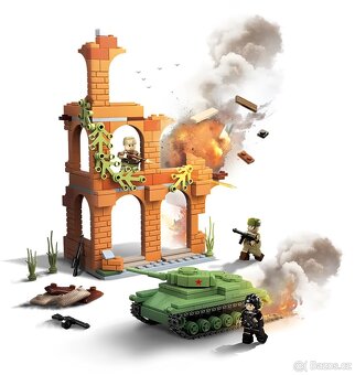 Rôzne sety vojakov 5 + doplnky - typ lego - nové - 6