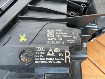 Přední část Audi A6 4G - světla a nárazník - 6