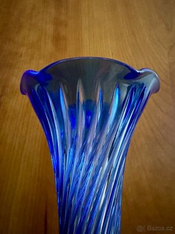 Váza cobalt výška 29,5 cm - 6