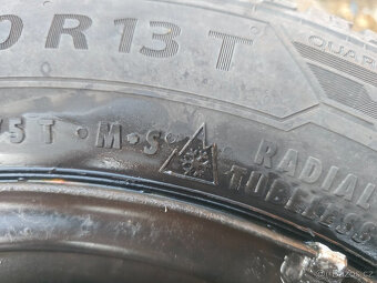 Prodám zánovní zimní sadu Barum 155/70/13 - 6
