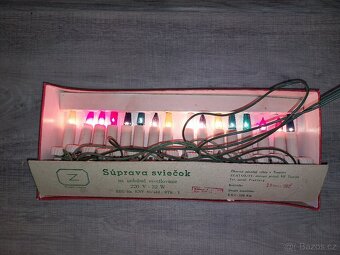 Retro Souprava Vánočního Osvětlení Zlatokov - 6