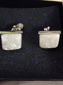 Manžetové knoflíky jwl luxury pearls - 6