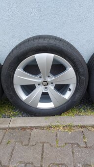 Alu kola 5x112 r17 originál Škoda Superb 3 Triton - 6