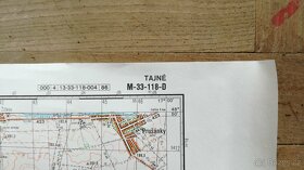 Prodám staré vojenské mapy ČSSR (1:100 000) - 6
