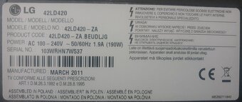 Televize 42" (107 cm) LG 42LD420 - 6