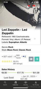 Led Zeppelin - Led Zeppelin VG +CD dle výběru zdarma - 6